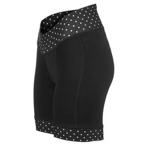 Shebeest Women's Triple S Ultimo Polkamania Cycle Short (Black, Medium)